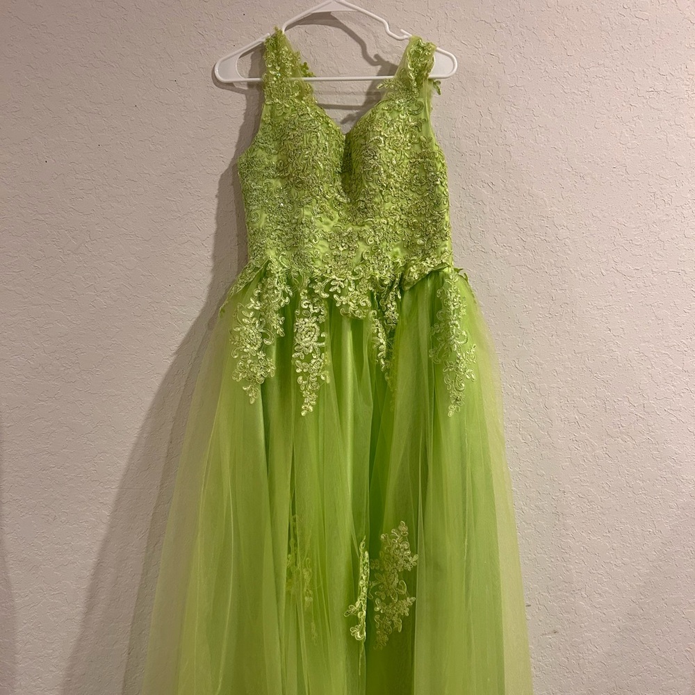 Elegant Green Kids Dress